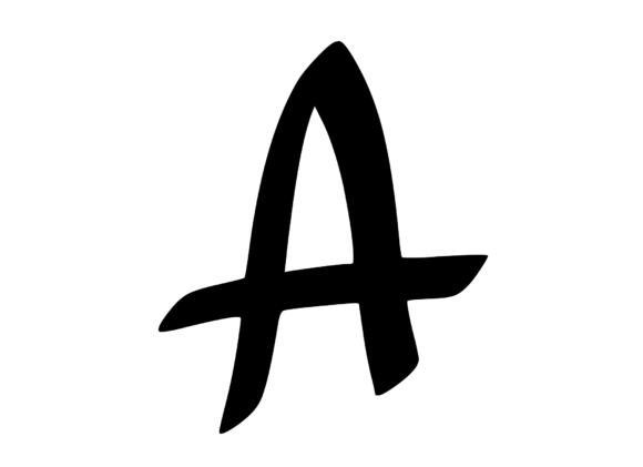 Graffiti Street Tag Mono Letter A: Graphics & Crafts