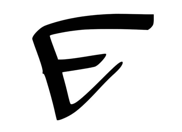 Graffiti Street Tag Mono Letter E: Graphics for Crafts