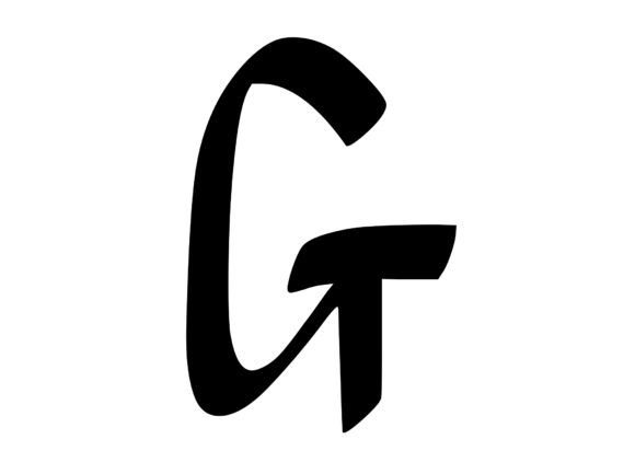 Graffiti Street Tag Mono Letter G: Graphics & Crafts