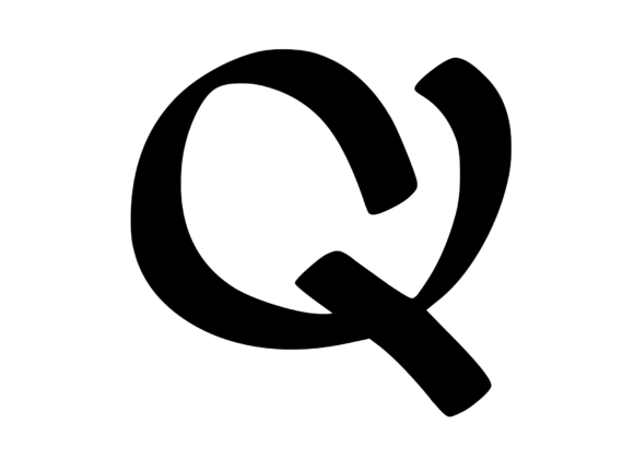 Graffiti Street Tag Mono Letter Q: Graphics for Crafts