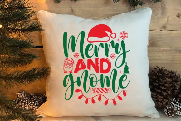Merry and Gnome Graphics for Seasonal Crafts