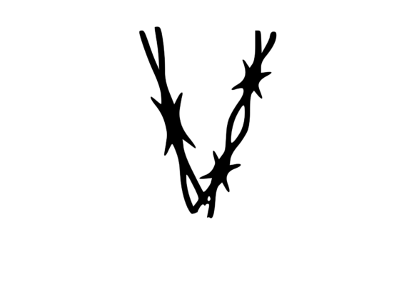Sharp Barbed Security Wire Mono V: Graphics & Crafts
